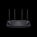 ASUS RT-AX58U router wireless Gigabit Ethernet Bandă dublă (2.4 GHz/ 5 GHz) 4G (90IG04Q0-MO3R10)