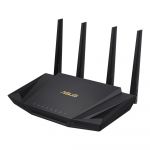 ASUS RT-AX58U router wireless Gigabit Ethernet Bandă dublă (2.4 GHz/ 5 GHz) 4G Negru (RT-AX58U)