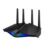 ASUS RT-AX82U router wireless Gigabit Ethernet Bandă dublă (2.4 GHz/ 5 GHz) 4G Negru (90IG05G0-MO3R10)