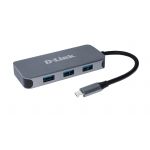 D-Link DUB-2335 stații de andocare și replicatoare de porturi pentru calculatoare portabile Prin cablu USB tip-C Gri (DUB-2335)