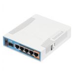 mikrotik Mikrotik hAP ac 500 Mbit/s Alb Power over Ethernet (PoE) Suport (RB962UIGS-5HACT2HNT)