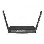 mikrotik Mikrotik hAP ac³ router wireless Gigabit Ethernet Bandă dublă (2.4 GHz/ 5 GHz) Negru (RBD53IG-5HACD2HND)