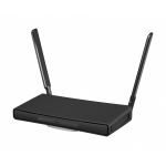 mikrotik Mikrotik hAP ax³ router wireless Gigabit Ethernet Bandă dublă (2.4 GHz/ 5 GHz) Negru (C53UIG+5HPAXD2HPAXD)