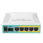mikrotik Mikrotik hEX PoE router cu fir Alb (RB960PGS)