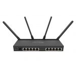 mikrotik Mikrotik RB4011iGS+5HacQ2HnD-IN router wireless Gigabit Ethernet Bandă dublă (2.4 GHz/ 5 GHz) Negru (RB4011iGS+5HacQ2HnD-IN)