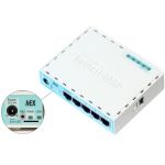 mikrotik Mikrotik RB750GR3 router cu fir Gigabit Ethernet Turcoaz, Alb (RB750GR3)