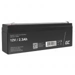 Green Cell AGM VRLA 12V 2.3Ah maintenance-free battery for the alarm system, cash register, toys (AGM18)