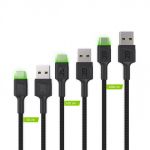 Green Cell KABGCSET01 cabluri USB 2 m USB A USB C Negru (KABGCSET01)