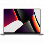 Laptop Apple MacBook Pro 16-inch 2021, cu procesor Apple Apple M1 Pro, 10 nuclee CPU and 16 nuclee GPU, 16GB, 512GB SSD, Space Gray, Int KB A+
