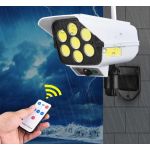 Camera falsa de securitate 2 in 1 cu proiector solar si senzor de miscare