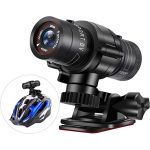 Camera video sport Andowl, Neagra, 30 FPS, rezistenta la apa, praf, 1000 mAh,