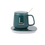 Cana ceramica cu incalzitor, lingurita, temperatura constanta 55 grade, 220V, 400 ml