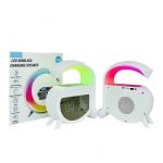 Difuzor cu incarcare Wireless și LED-uri, Lampa de Atmosfera, 6 Moduri de Lumina, pentru Telefoane