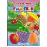 Fructele - Carte de colorat