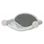 Sezlong de Perete 54x28x33 cm Alb cugrii 49920
