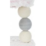 Ansamblu Harvey cu Sisal, 73 cm/54 x 40 cm, Alb-Roz, 44539