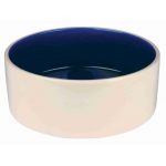 Bol Ceramic, 2.3 l/ø 22 cm, Crem/Albastru, 2452