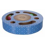 Carton de Zgariat Rotund cu 2 Bile, 33 x 5.5cm, Albastru, 48004