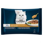 hrană umedăgourment Perlegravy Delight 4x85g, Păstrăv/Ton