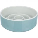 Bol Ceramic pentru Hranire Lenta, 0.9 l / ø 17 cm,gri/Albastru, 24521