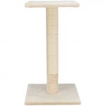 Sisal Plat cu Stalp Baena, 38 x 38 x 69 cm, Bej, 43370