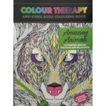 Colour Therapy Amazing Animals - Carte de colorat pentru adulti