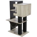 Ansamblu Cat Tree CityStyle, 58 x 38 x 98 cm,gri/Negru, 44724