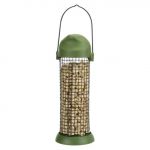 Dozator de Arahide pentru Pasari, din Plastic/Metal, 22 cm, Verde, 55628