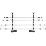 Grilaj Auto 96–163 cm/ 34–48 cm Argintiu/Negru 13171