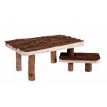 Adapost și Platforma cu Scari 37x17x28 cm 62262