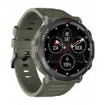 Smartwatch Blackview W50 Rugged Verde, 1.39 Touch screen, Temperatura corporala, Ritm cardiac, Oxigen SpO2, Contor calorii, Notificare mesaje, Bluetooth Call, IP68, 370mAh