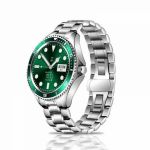 Smartwatch STAR Z69 Verde, Bratara metal, TFT 1.28 , Bluetooth v5.1, Ritm cardiac, Presiune sanguina, Monitorizare menstruatie, IP65, 350mAh