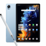 Tableta Blackview MEGA1, Blue, 4G, 11.5 2.4K FHD+ 120Hz, Android 13, 24GB RAM(12GB+12GB), 256GB ROM, MTK Helio G99, ArcSoft 9.0, 50MP+13MP, 8800mAh, 33W, Stylus, Face Unlock, Dual SIM