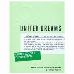 Benetton United Dreams Live Free Eau de Toilette pentru femei 80 ml