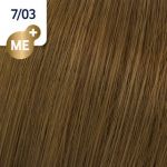 Wella Professionals Koleston Perfect Me+ Pure Naturals vopsea profesională permanentă pentru păr 7/03 60 ml