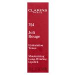 Clarins Joli Rouge ruj cu persistenta indelungata cu efect de hidratare 754 Deep Red 3,5 g