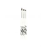 Pensule Gel/Acryl 3 set zebra