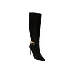 Cizme EPICA negre, T1603, din piele intoarsa