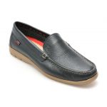 Mocasini CALLAGHAN bleumarin, 18001, din piele naturala