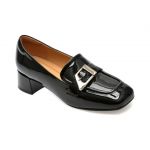 Mocasini casual FLAVIA PASSINI negri, 23809, din piele naturala lacuita