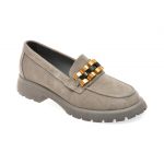 Mocasini casual GRYXX gri, BL4257, din piele intoarsa