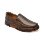 Mocasini casual OTTER maro, SH8001, din piele naturala