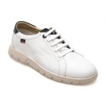 Pantofi CALLAGHAN albi, 57701, din piele naturala