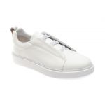 Pantofi casual AXXELLL albi, 7178, din piele naturala