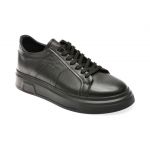 Pantofi casual AXXELLL negri, 7334, din piele naturala