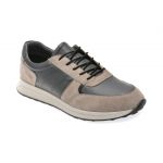 Pantofi casual BITE THE BULLET gri, SY336, din piele naturala