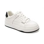 Pantofi casual FLAVIA PASSINI alb-negru, 2A038, din piele naturala