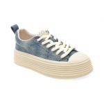 Pantofi casual FLAVIA PASSINI albastri, 753925, din material textil