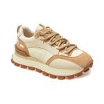 Pantofi casual FLAVIA PASSINI bej, 6073, din piele naturala
