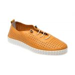 Pantofi casual FLAVIA PASSINI galbeni, SN1071, din piele naturala